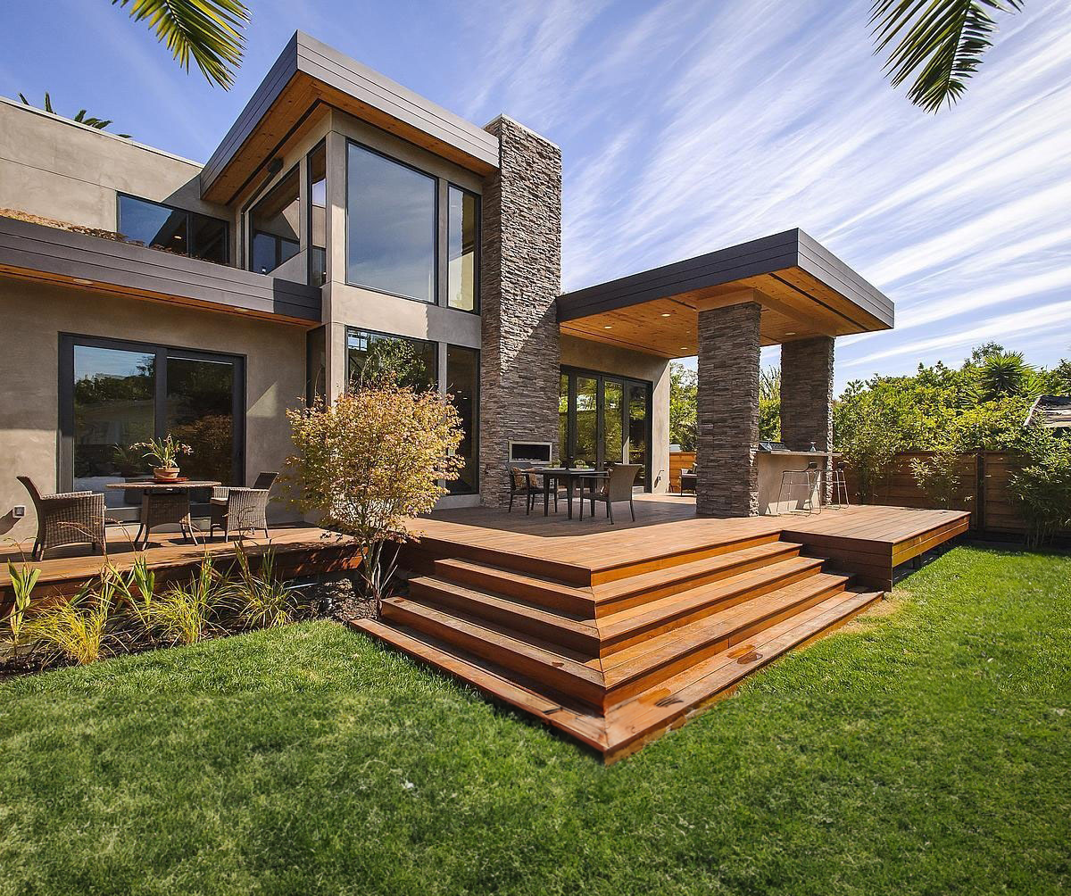 Luxury home showcasing SNS uPVC windows and doors